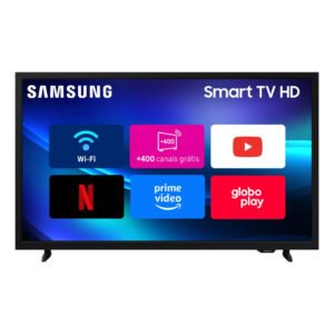Leia mais sobre o artigo Smart TV Samsung H5000F 32” Vale a Pena em 2026? Review com Base em 3.700 Avaliações