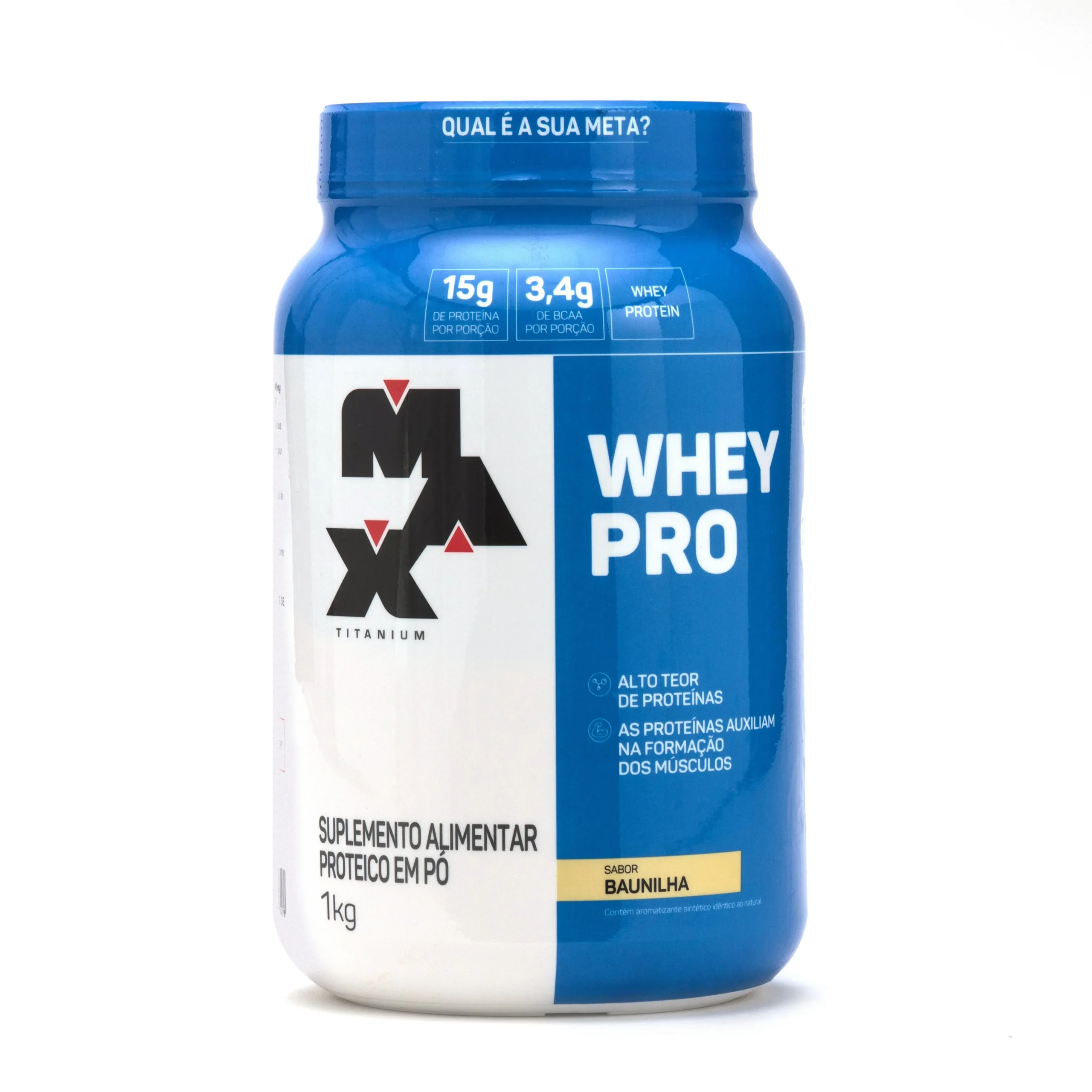 Leia mais sobre o artigo Whey Pro Max Titanium 1kg Baunilha: Vale a Pena para Ganhar Massa Muscular?